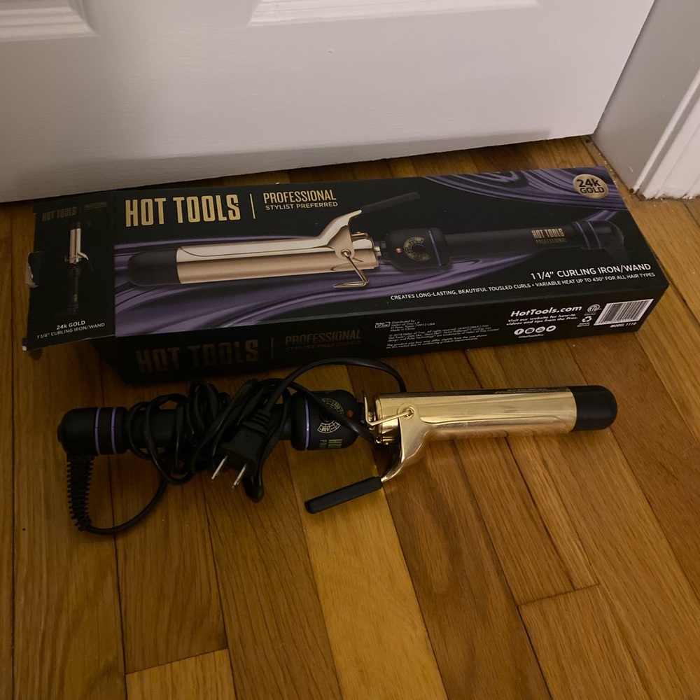 Hot Tools 24k gold curling iron/wand